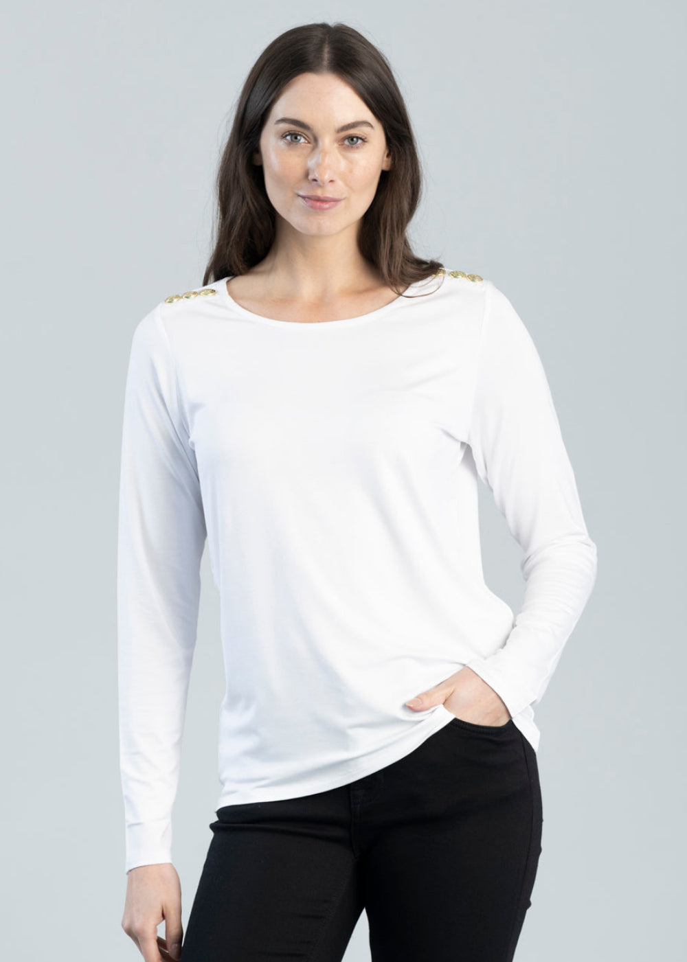 Long Sleeve Crew Neck T-Shirt