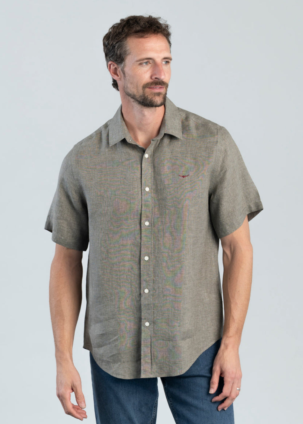 Newman Linen Short Sleeved Shirt