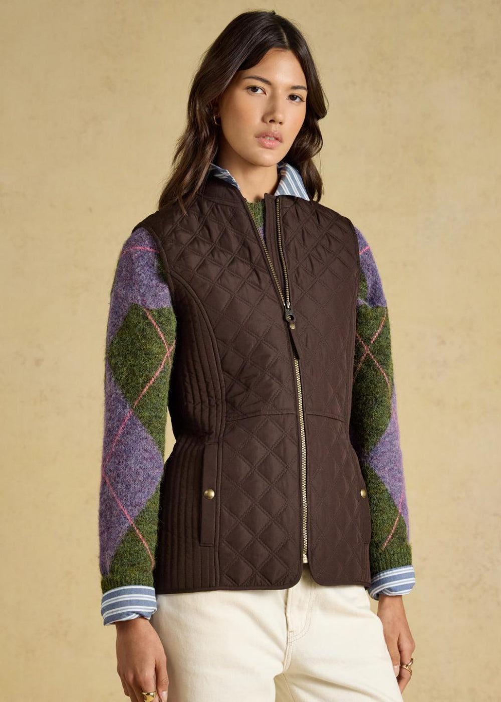 Minx Diamond Quilted Gilet