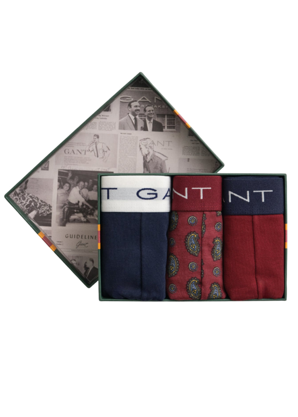 Paisley Print Trunks (3 Pack)