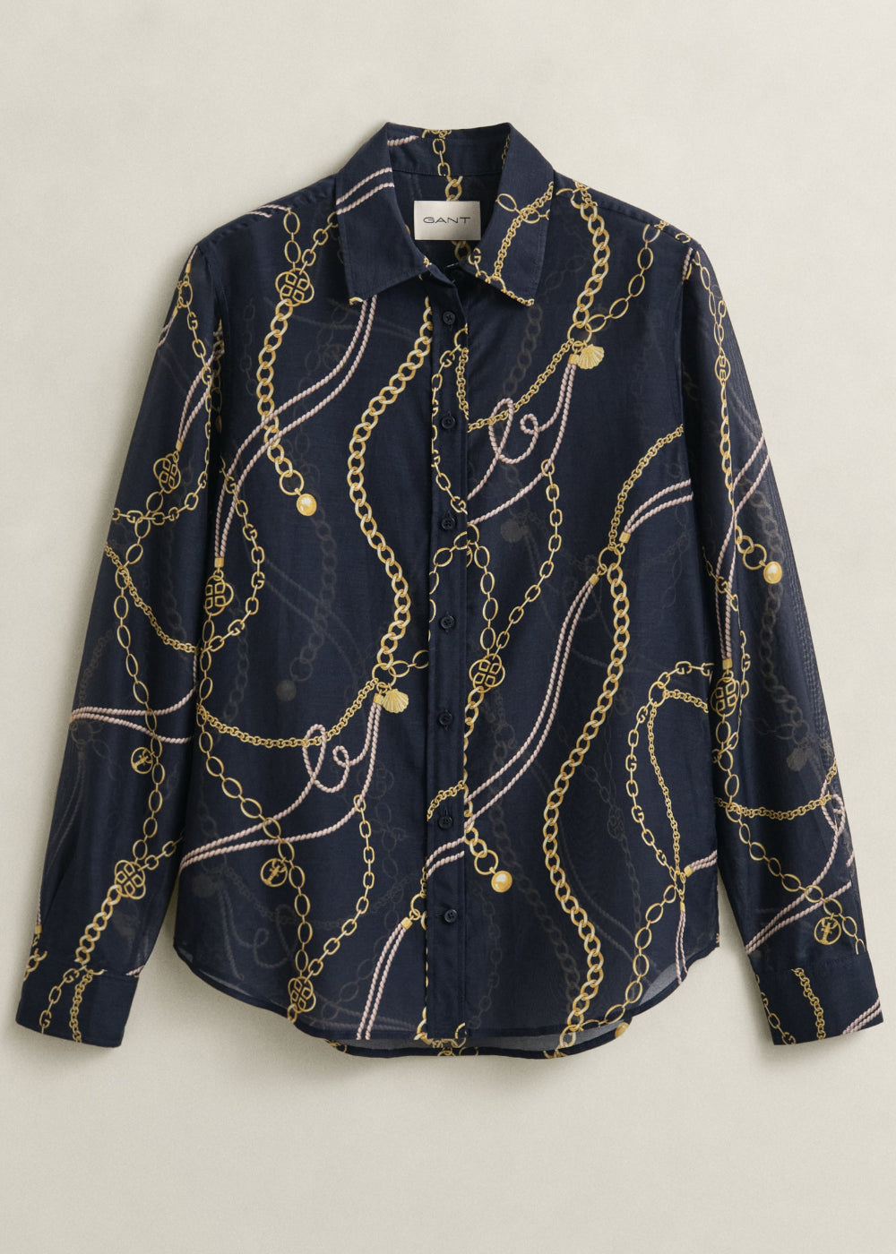 Printed Cotton Silk Shirt