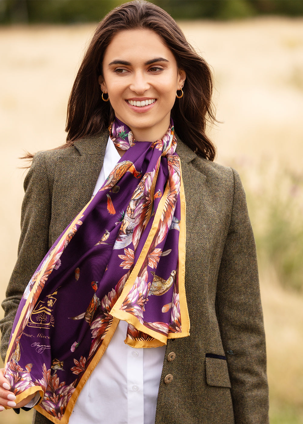 Grouse Misconduct Classic Silk Scarf