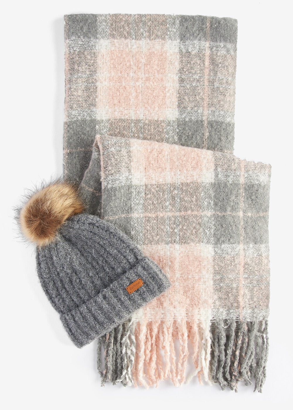 Saltburn Beanie and Tartan Scarf Gift Set