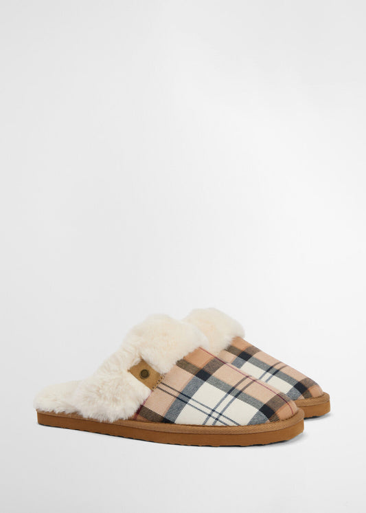 Claudia Tartan Mule Slippers