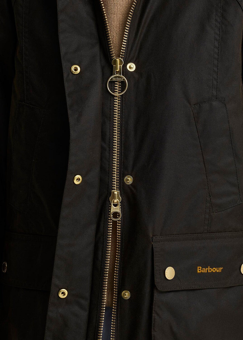 Icons Tartan Collar Modern Beadnell Wax Jacket