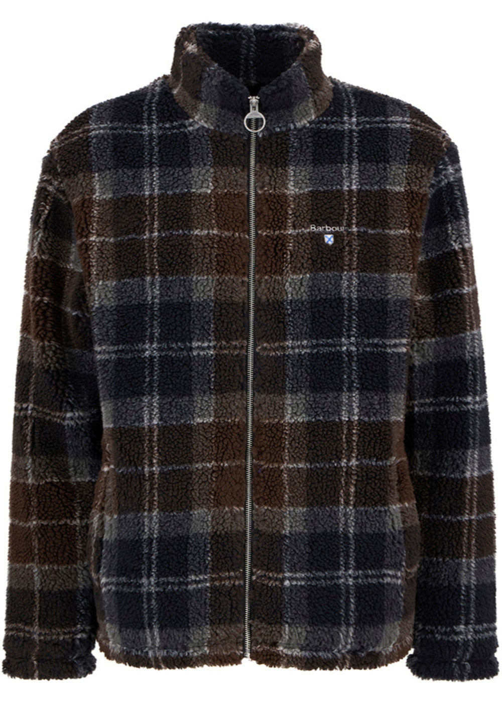 Tartan Fleece Zip Through