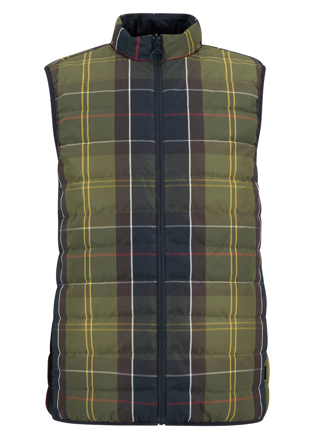Reversible Tartan Puffer Gilet