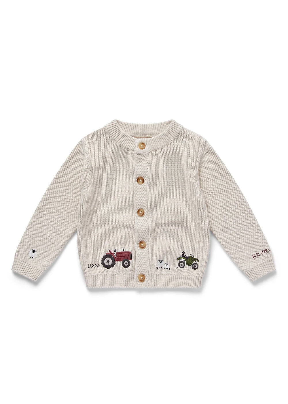 On The Farm Embroidered Cardigan