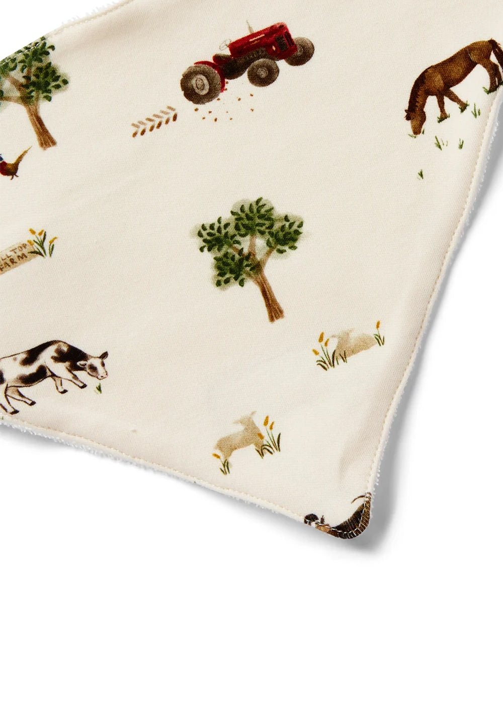 On The Farm Print Bib