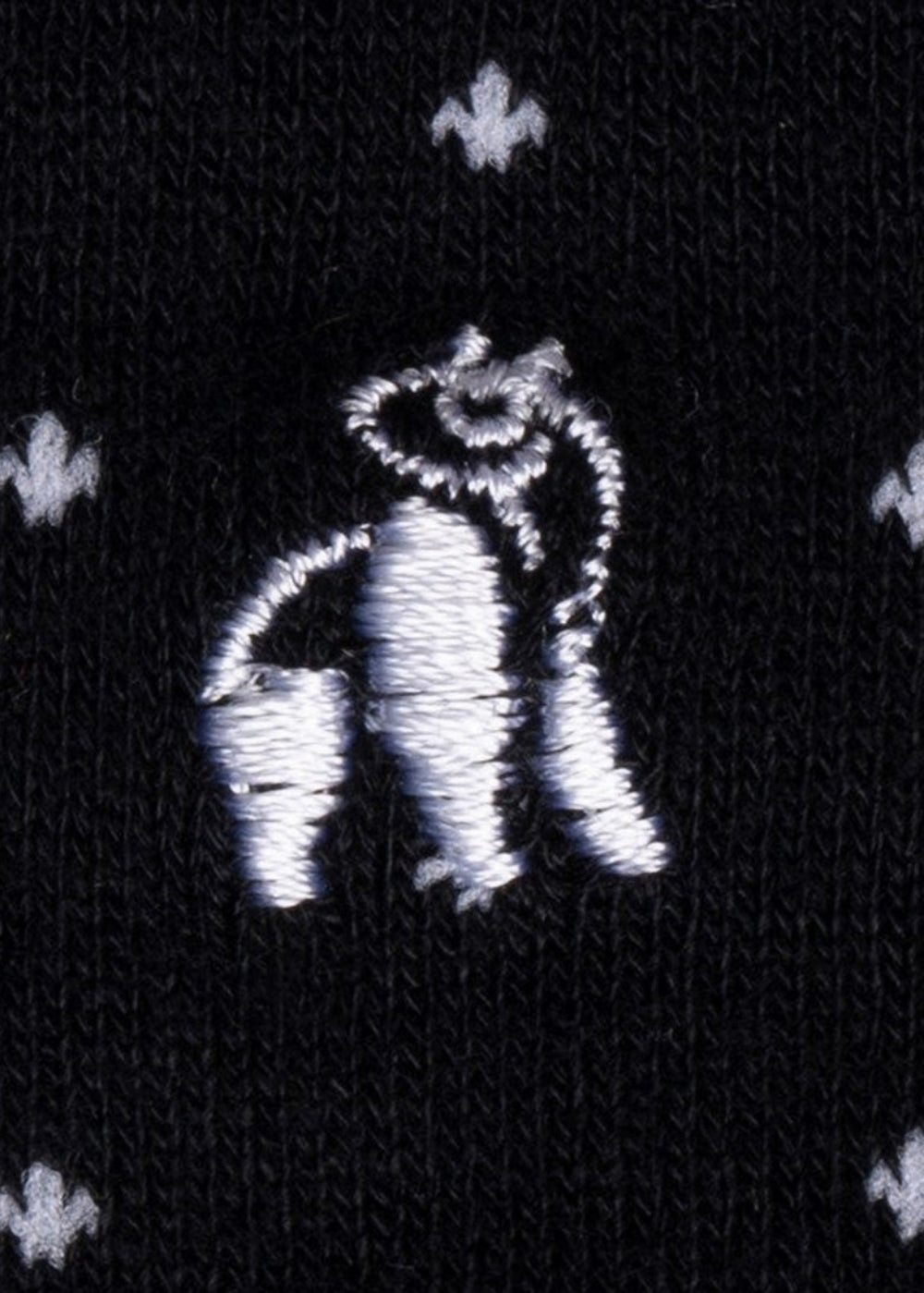 Spotted Black Bamboo Socks