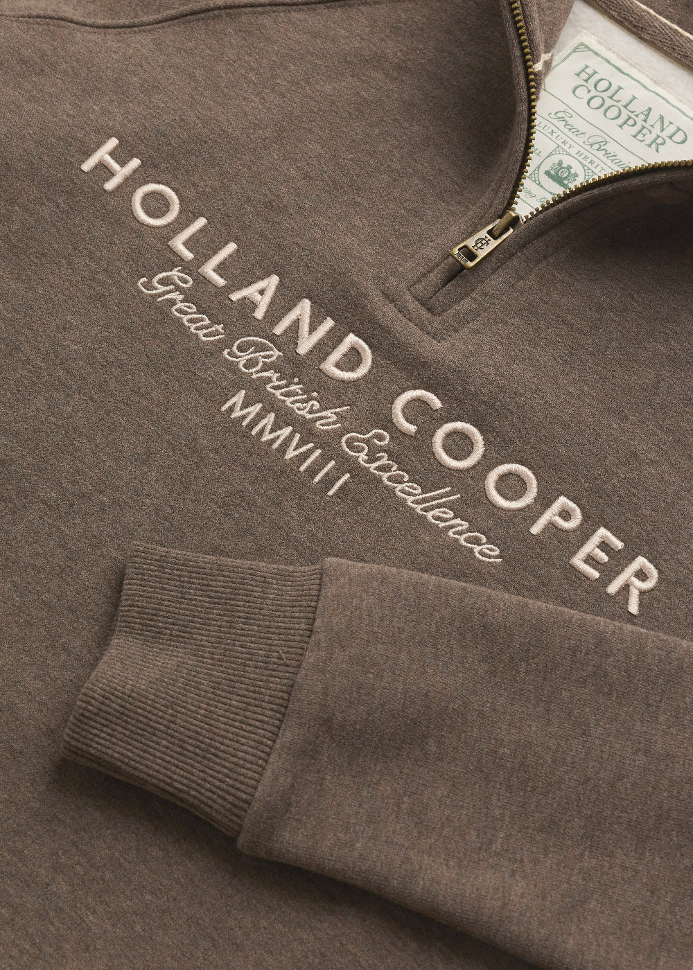 Sporting Goods Zip Henley