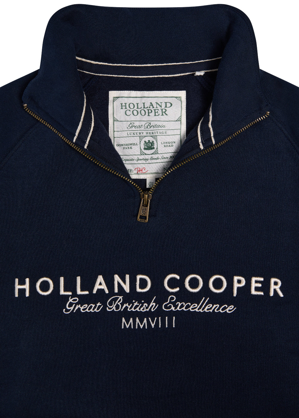 Sporting Goods Zip Henley
