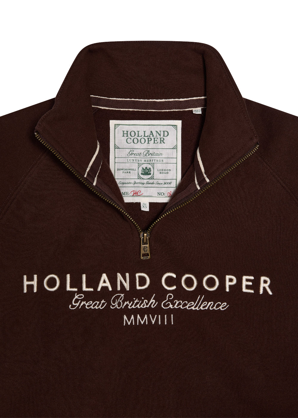 Sporting Goods Zip Henley