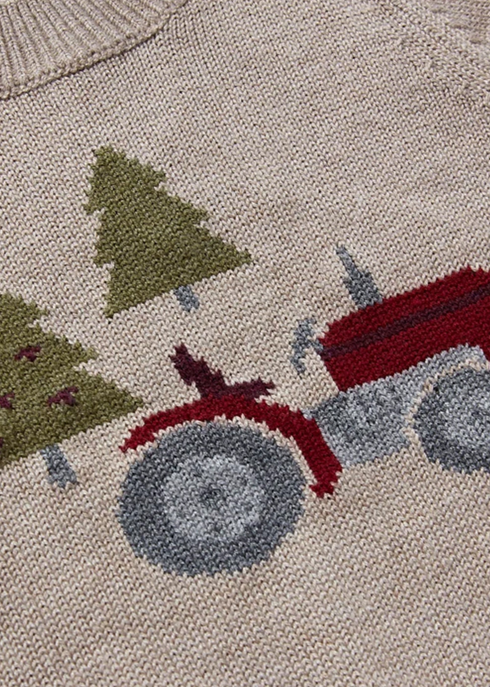 Tractor Intarsia Jumper