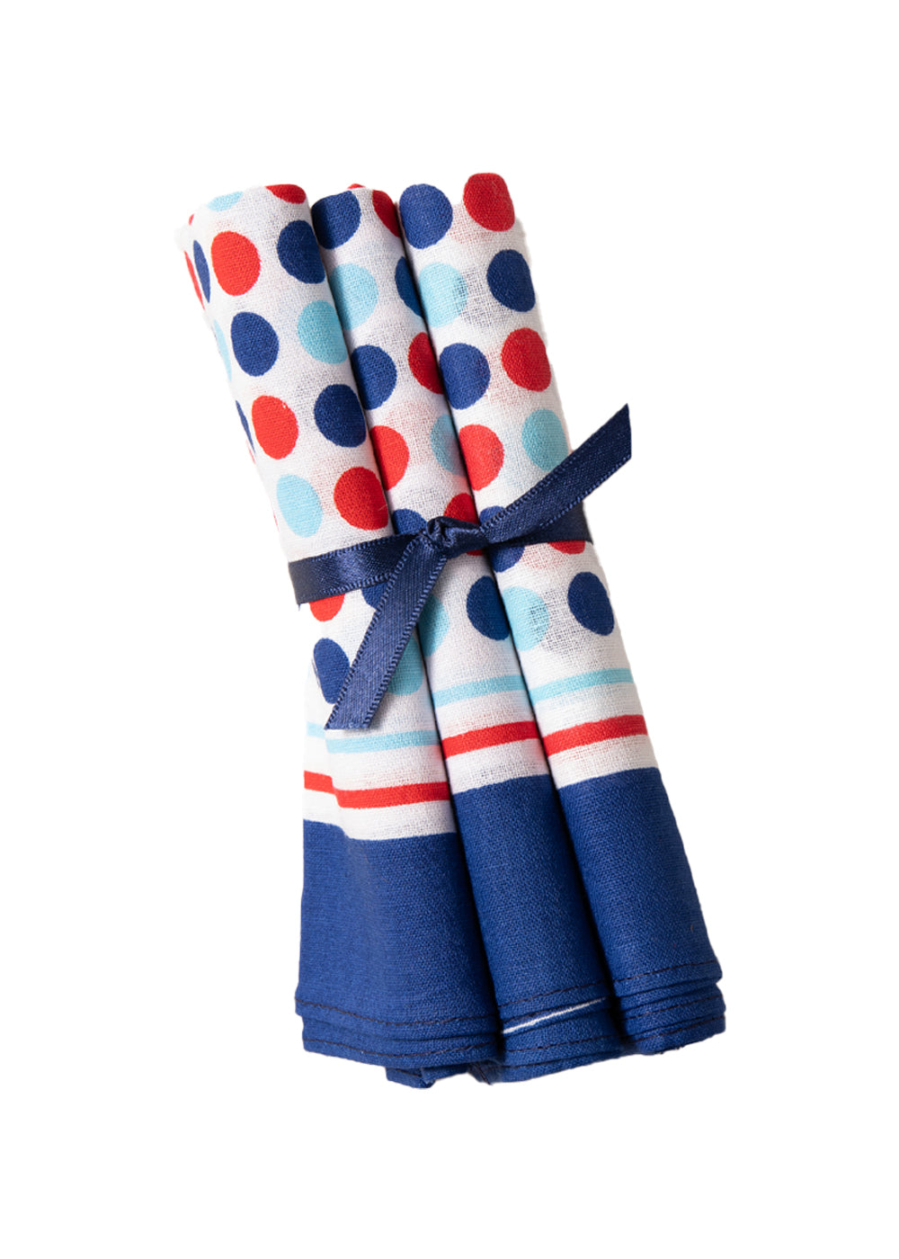 Large Spotted Handkerchief (3 Pack Tied)