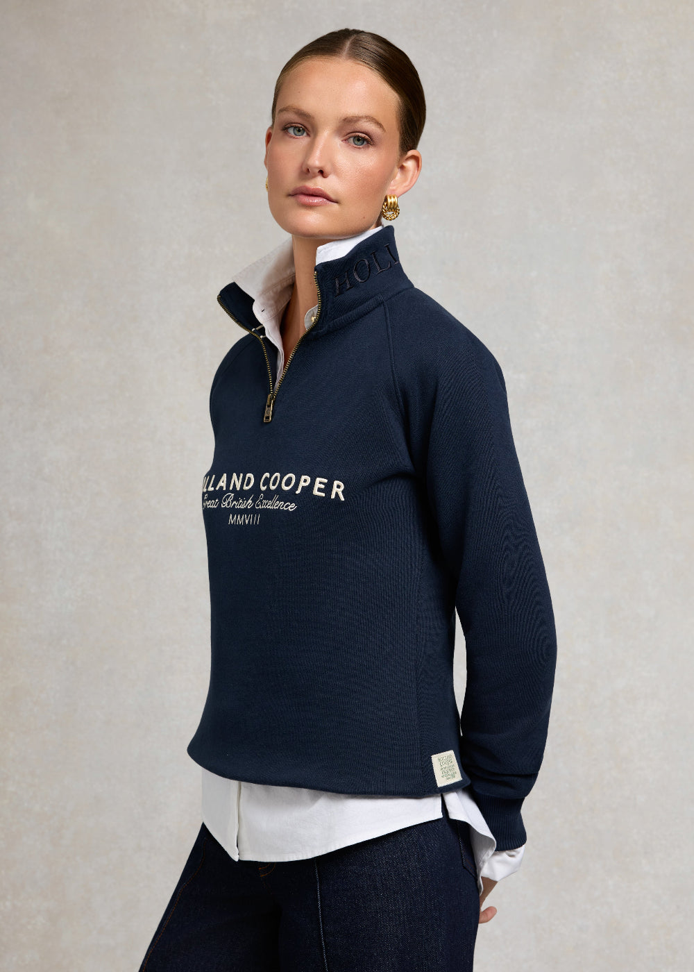 Sporting Goods Zip Henley