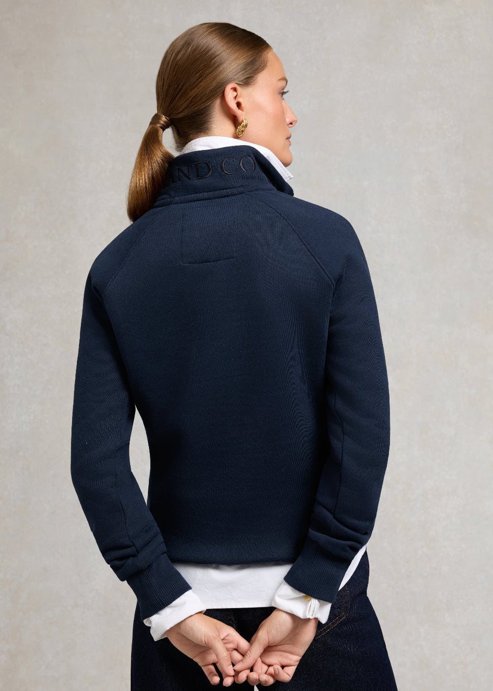 Sporting Goods Zip Henley