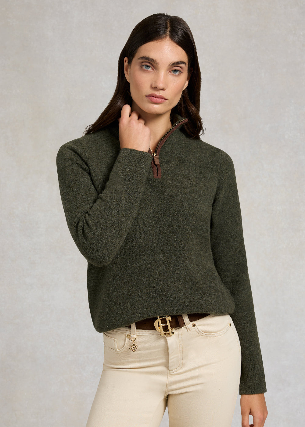 Country Quarter Zip Knit
