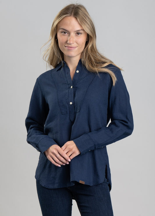 Cazadero Blouse - Navy - 0