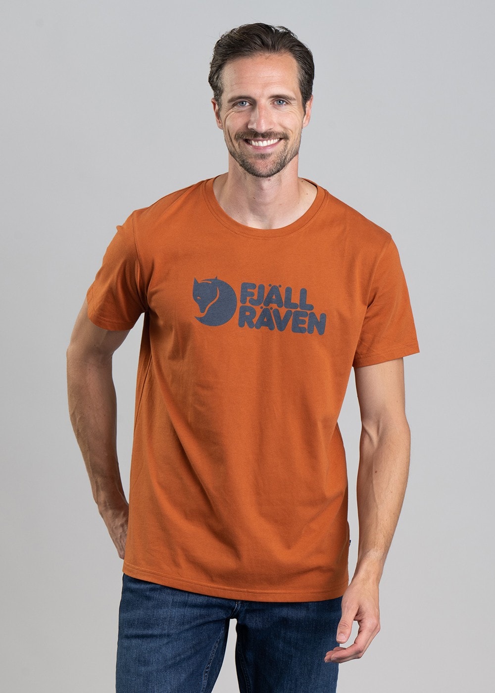 Fjallraven Logo Tee Shirt - Terracotta Brown - 0
