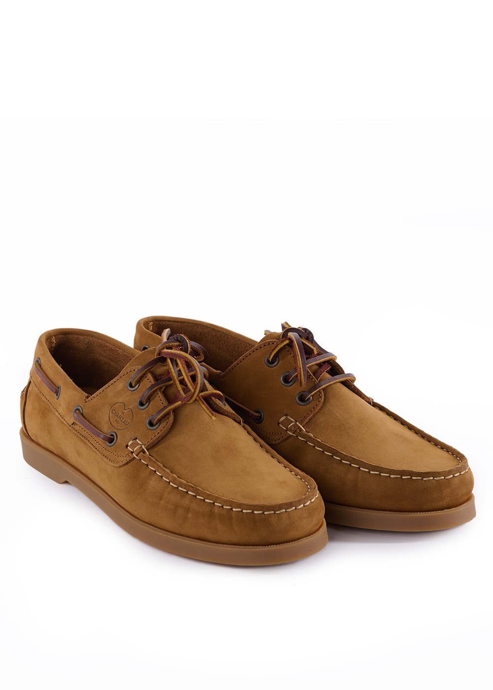Galion Nubuck Homme Deck Shoes - Tan - 0