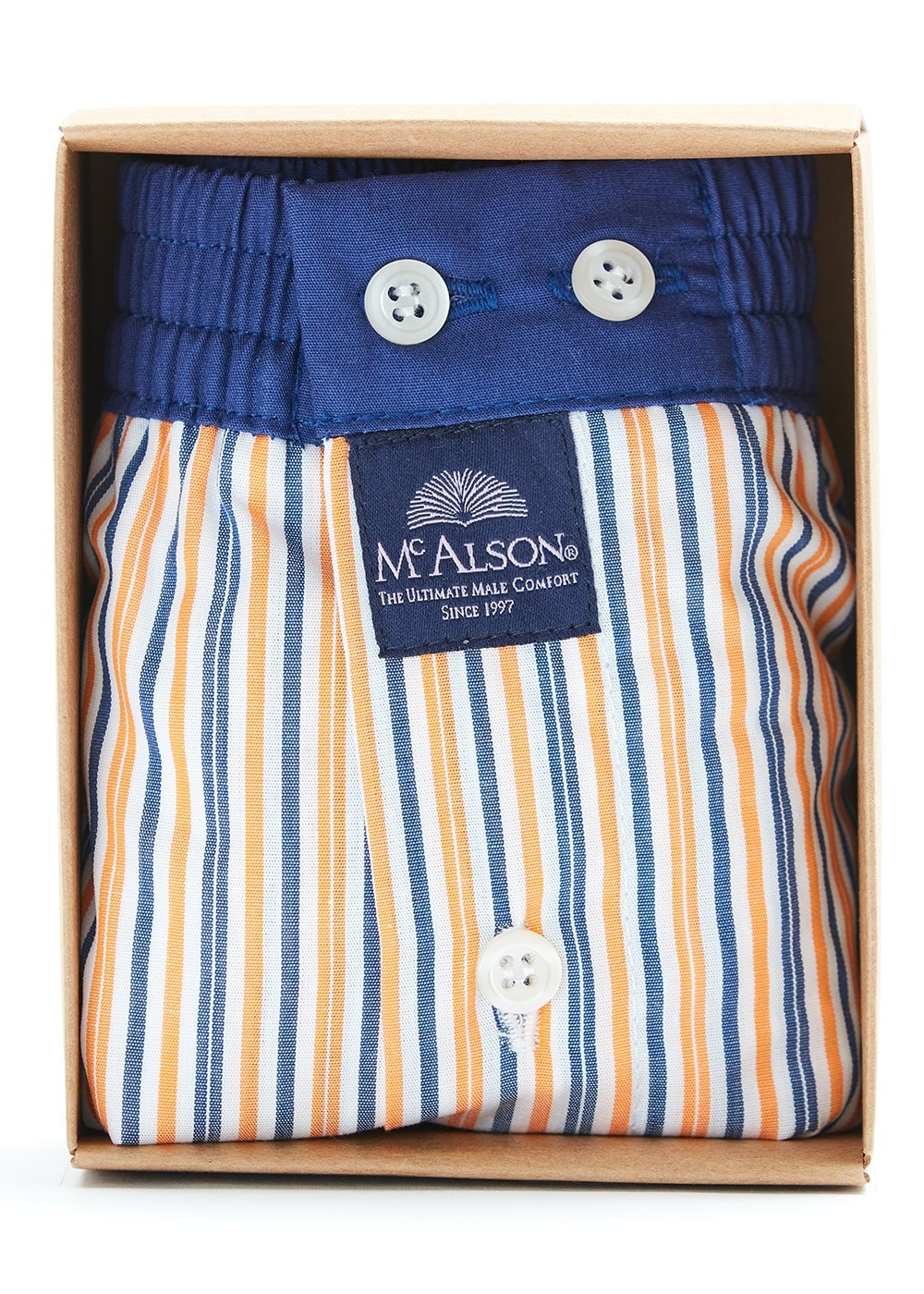 Boxer Shorts - Orange Stripe - 0