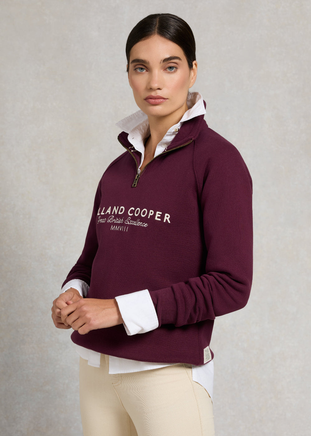 Sporting Goods Zip Henley