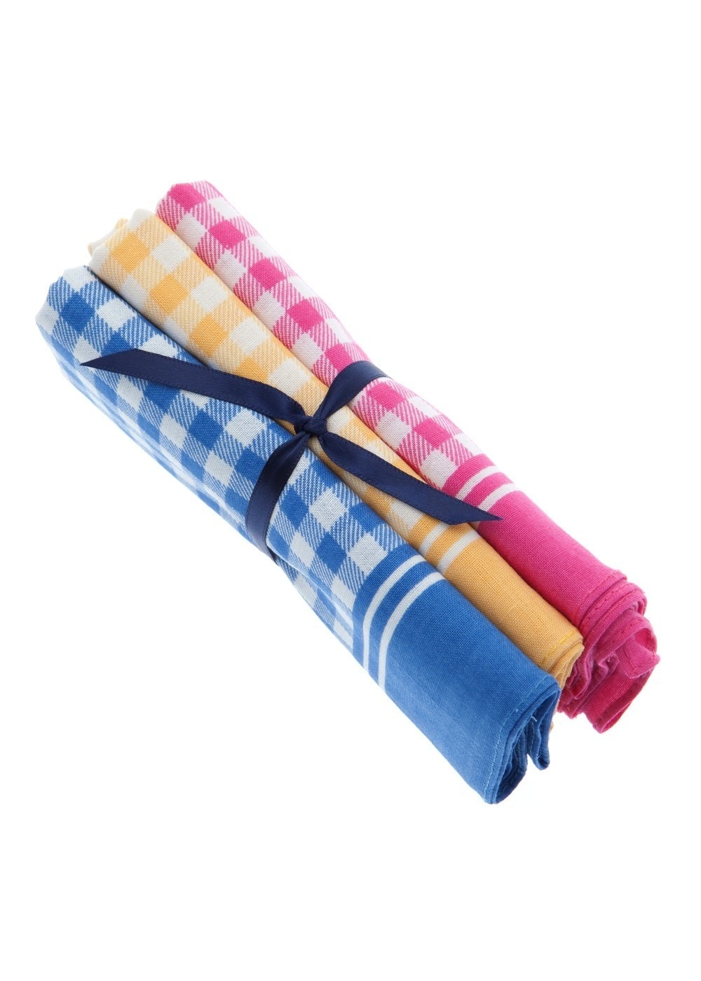 Checked Handkerchief Enormous Handkerchiefs Checked Handkerchief (3 Pack Tied) – Dark Pink ...
