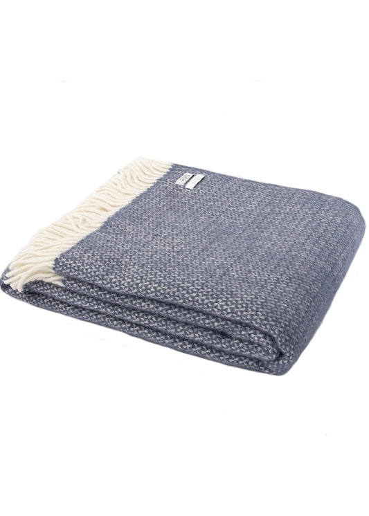 Islay Illusion Throw - Blue Slate - 0
