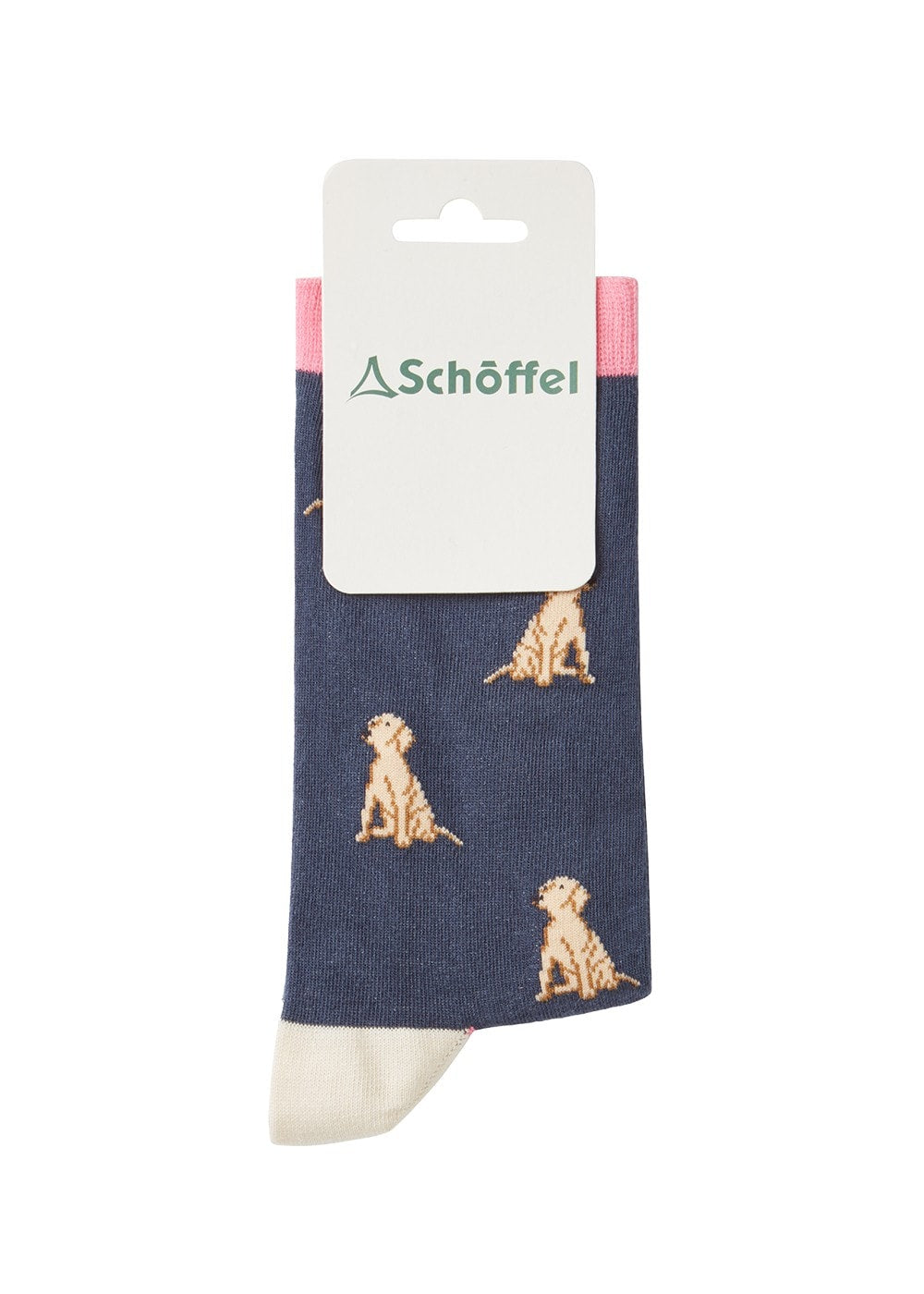Cotton Socks - Navy Labrador - 0
