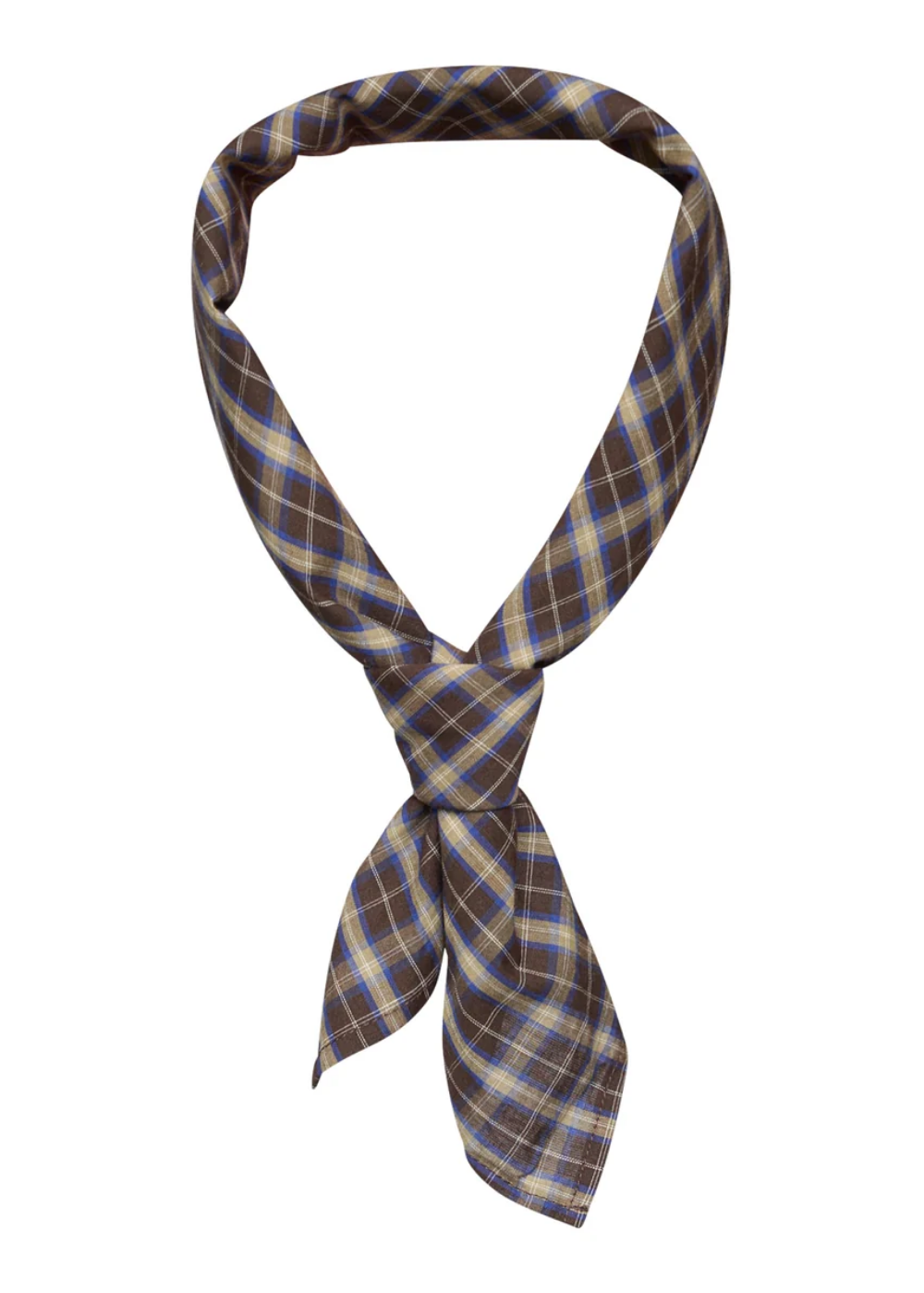 Robbie Scarf AW26 - Navy Check