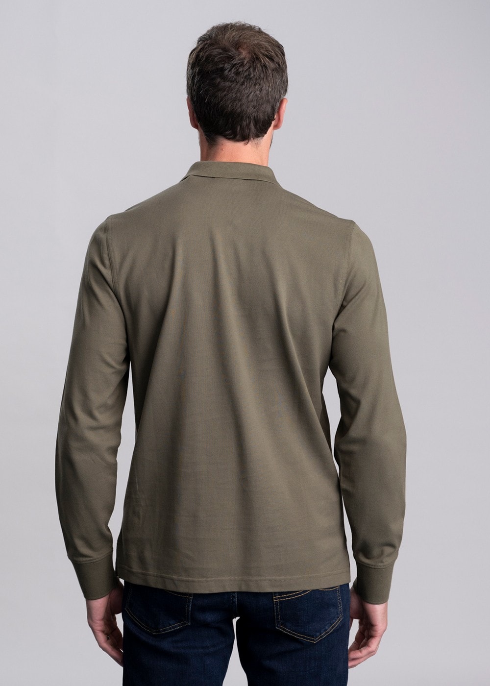 Shield Pique Rugger - Juniper Green - 3