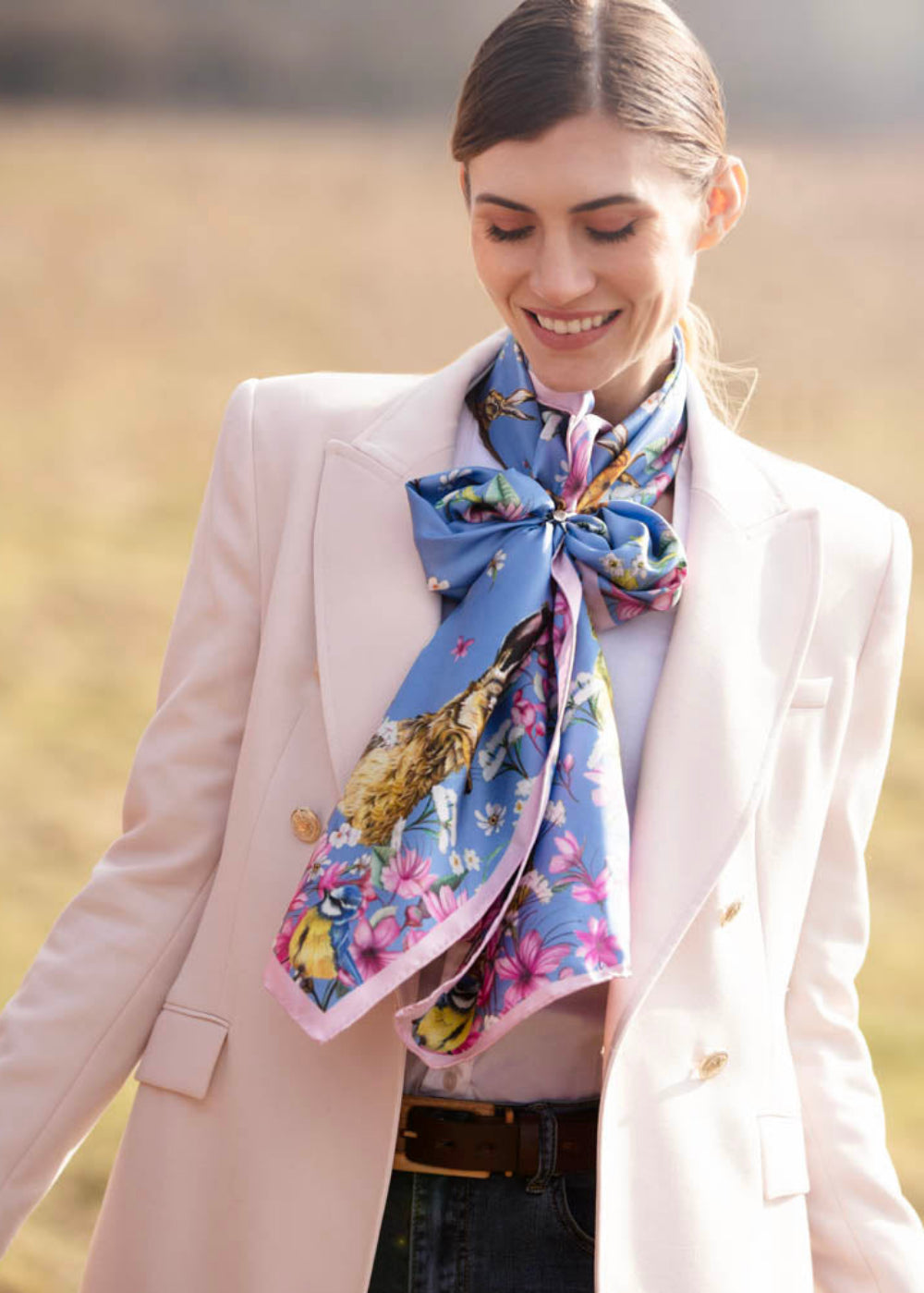 Oopsie Daisy Classic Silk Scarf