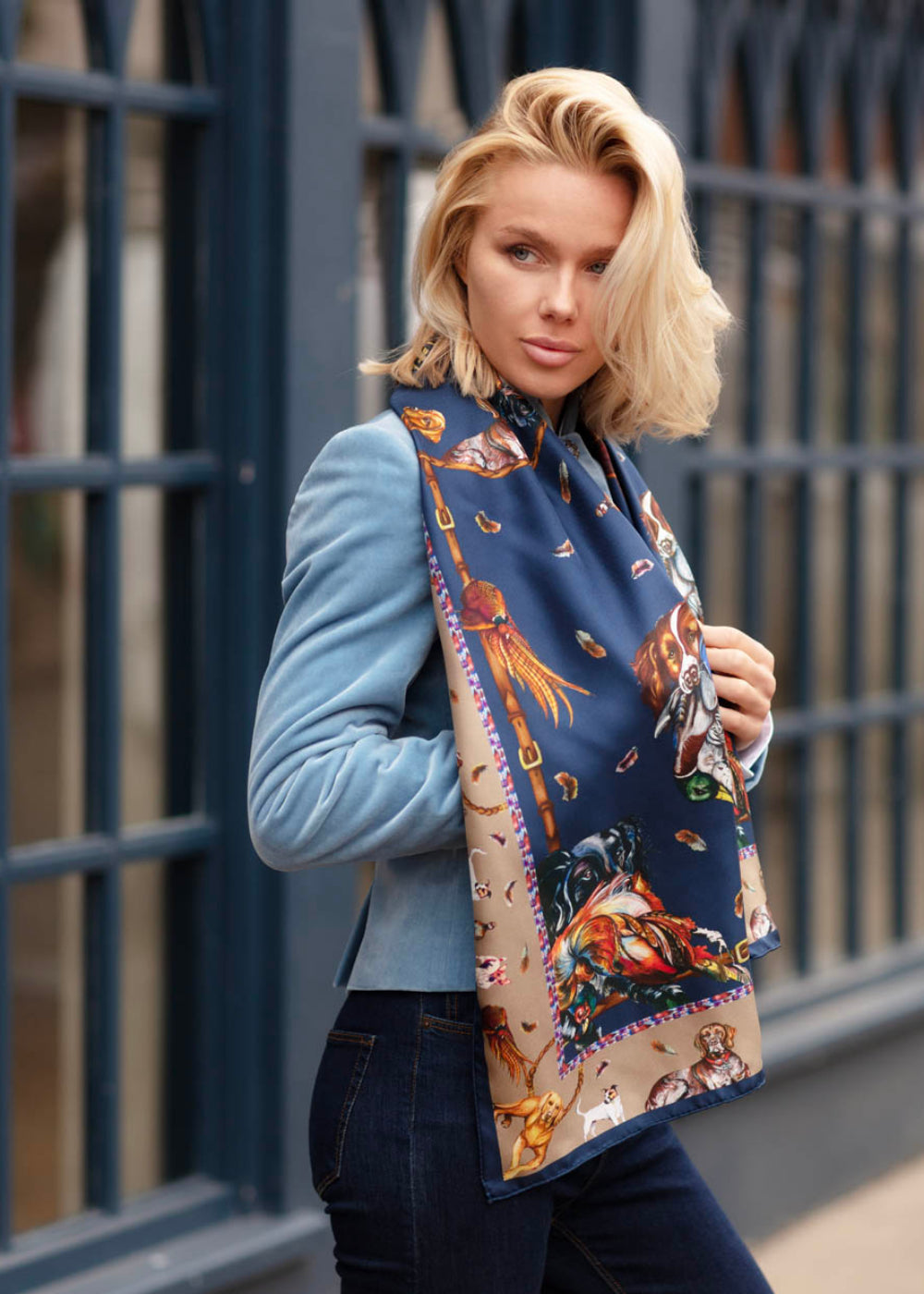 It's a Dog's Life Classic Silk Scarf