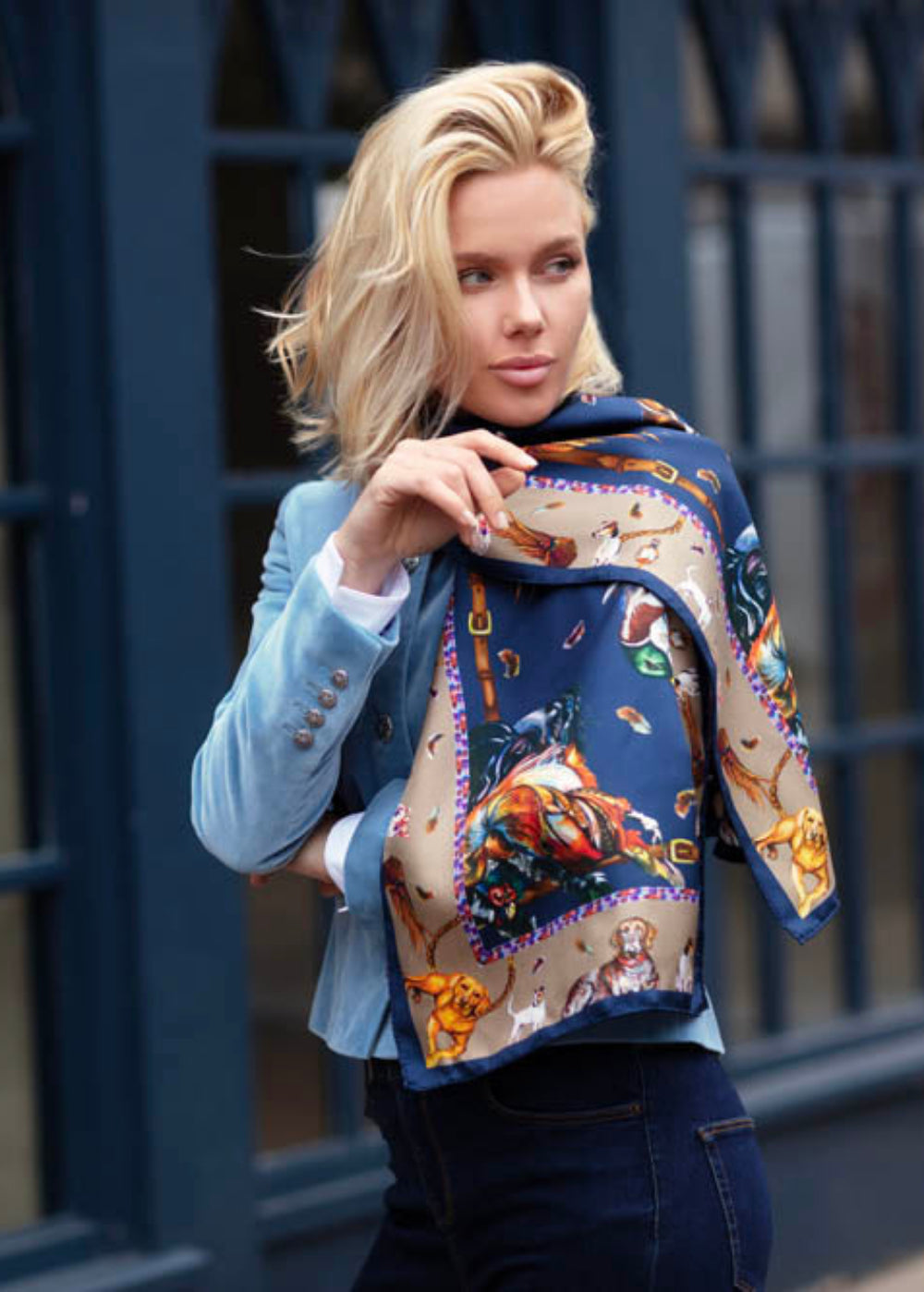 It's a Dog's Life Classic Silk Scarf