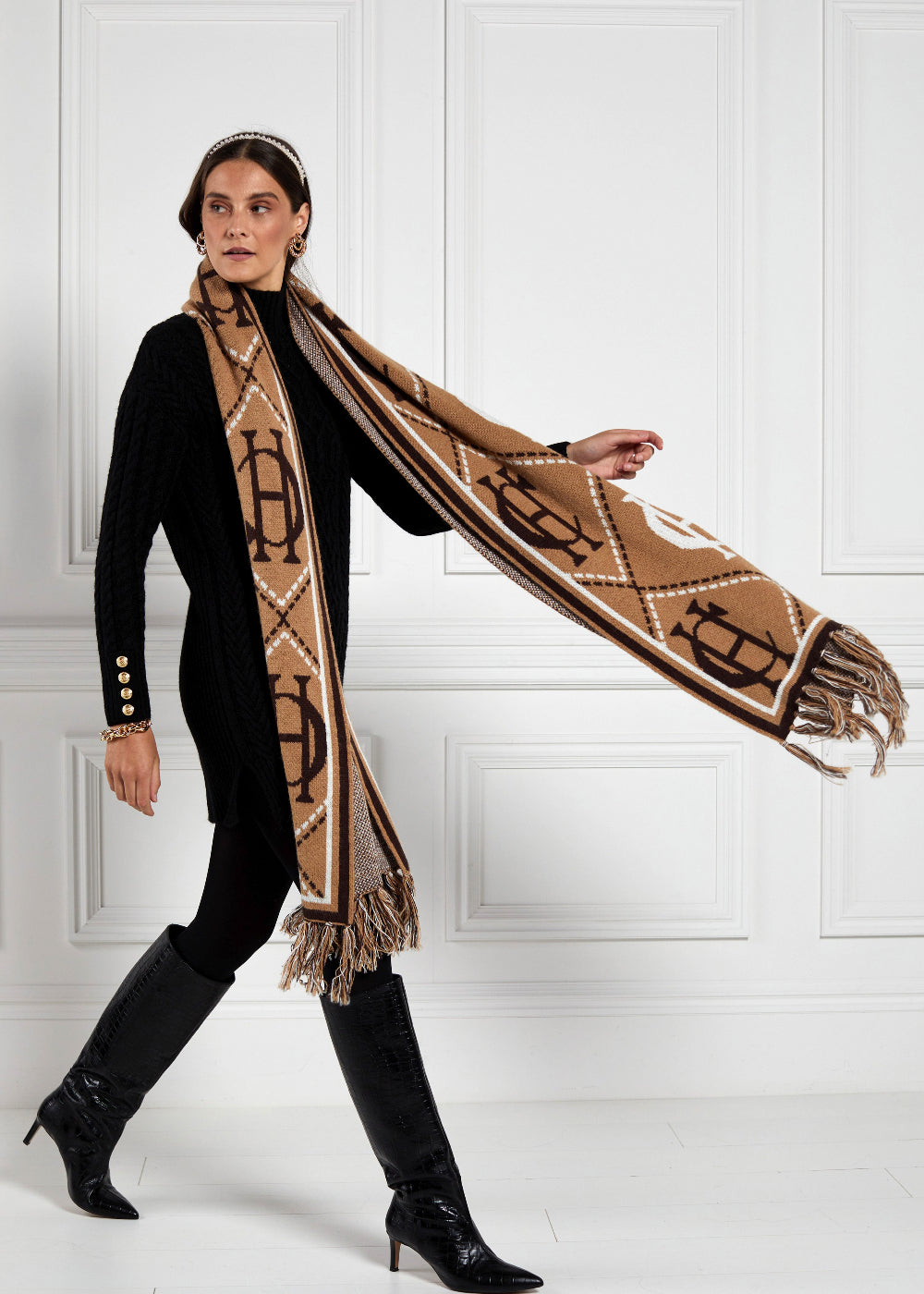 Monogram Scarf