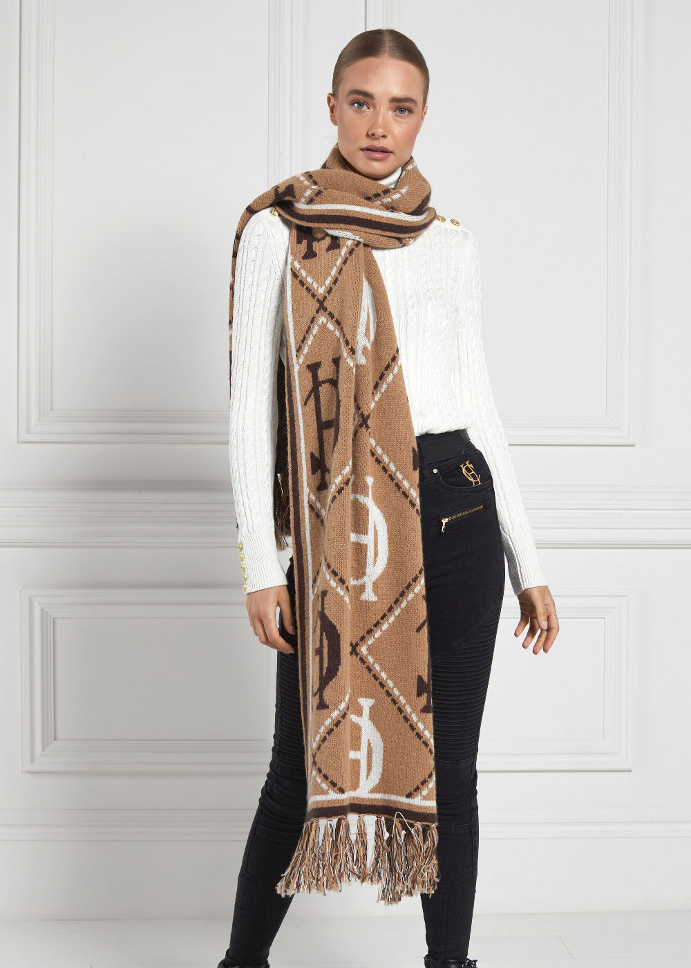 Monogram Scarf