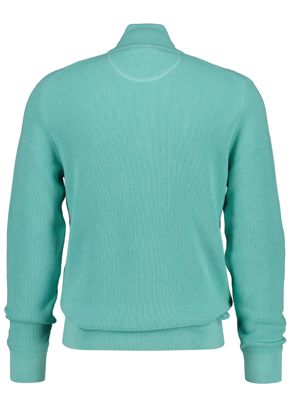 Micro Textured Cotton Half Zip