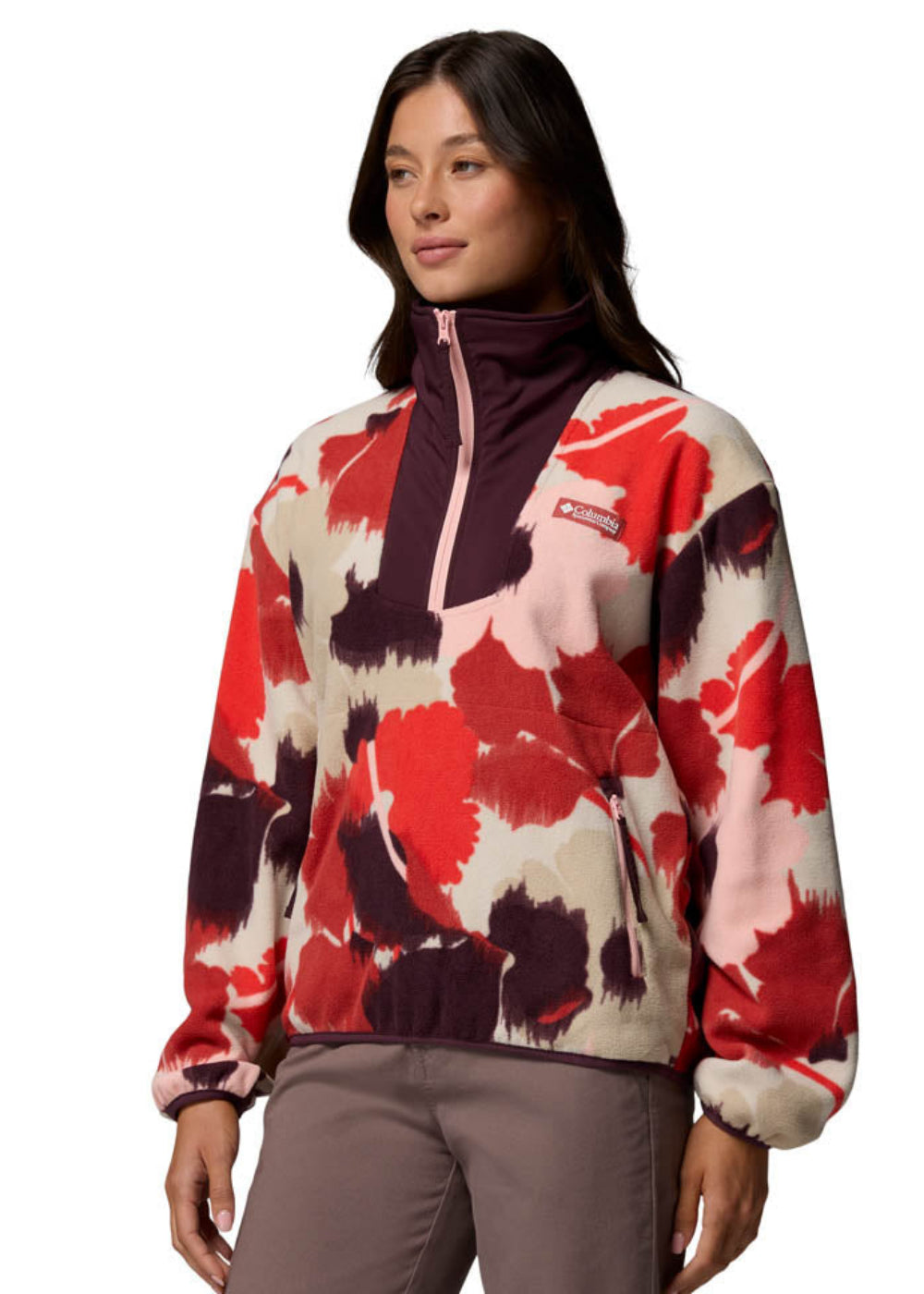 Sequoia Grove Printed Half Zip Fleece