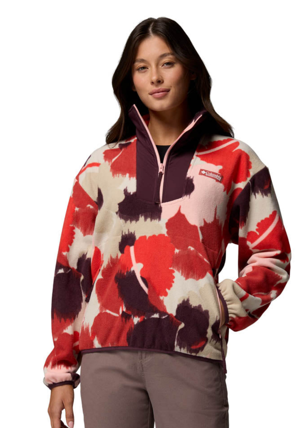 Sequoia Grove Printed Half Zip Fleece