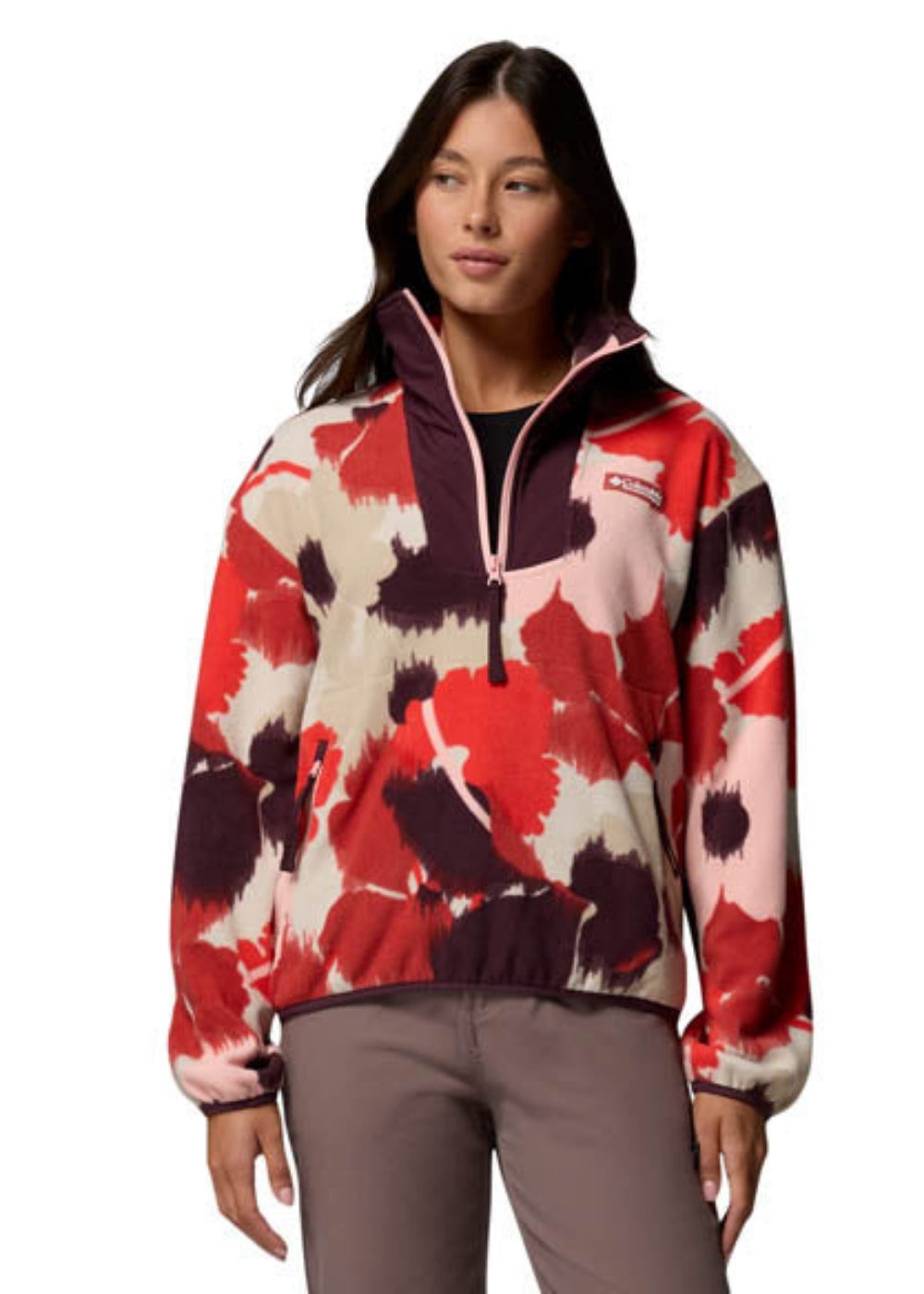 Sequoia Grove Printed Half Zip Fleece
