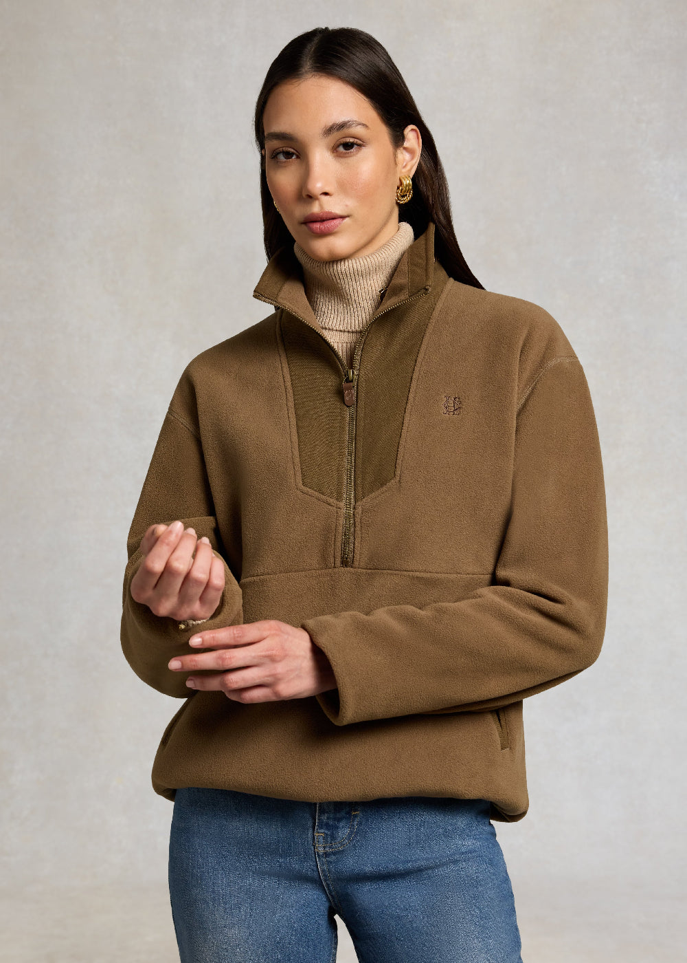 Relaxed Fit Country Quarter Zip