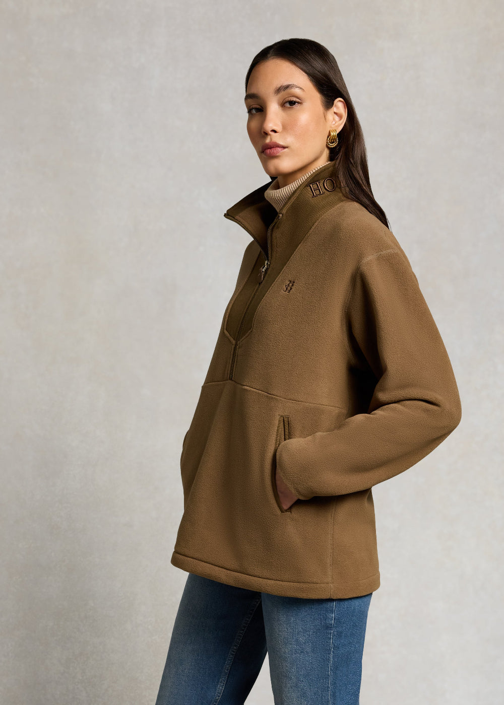 Relaxed Fit Country Quarter Zip
