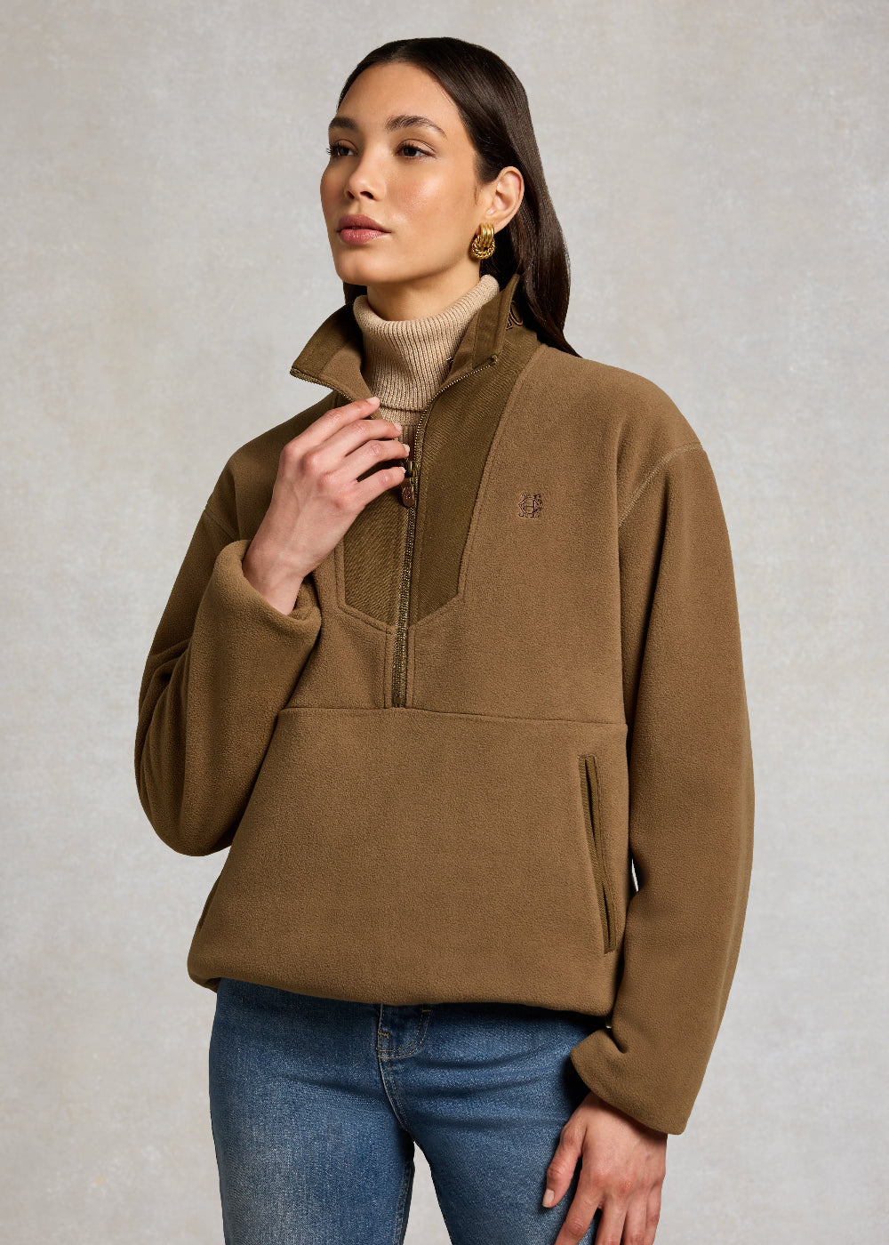 Relaxed Fit Country Quarter Zip