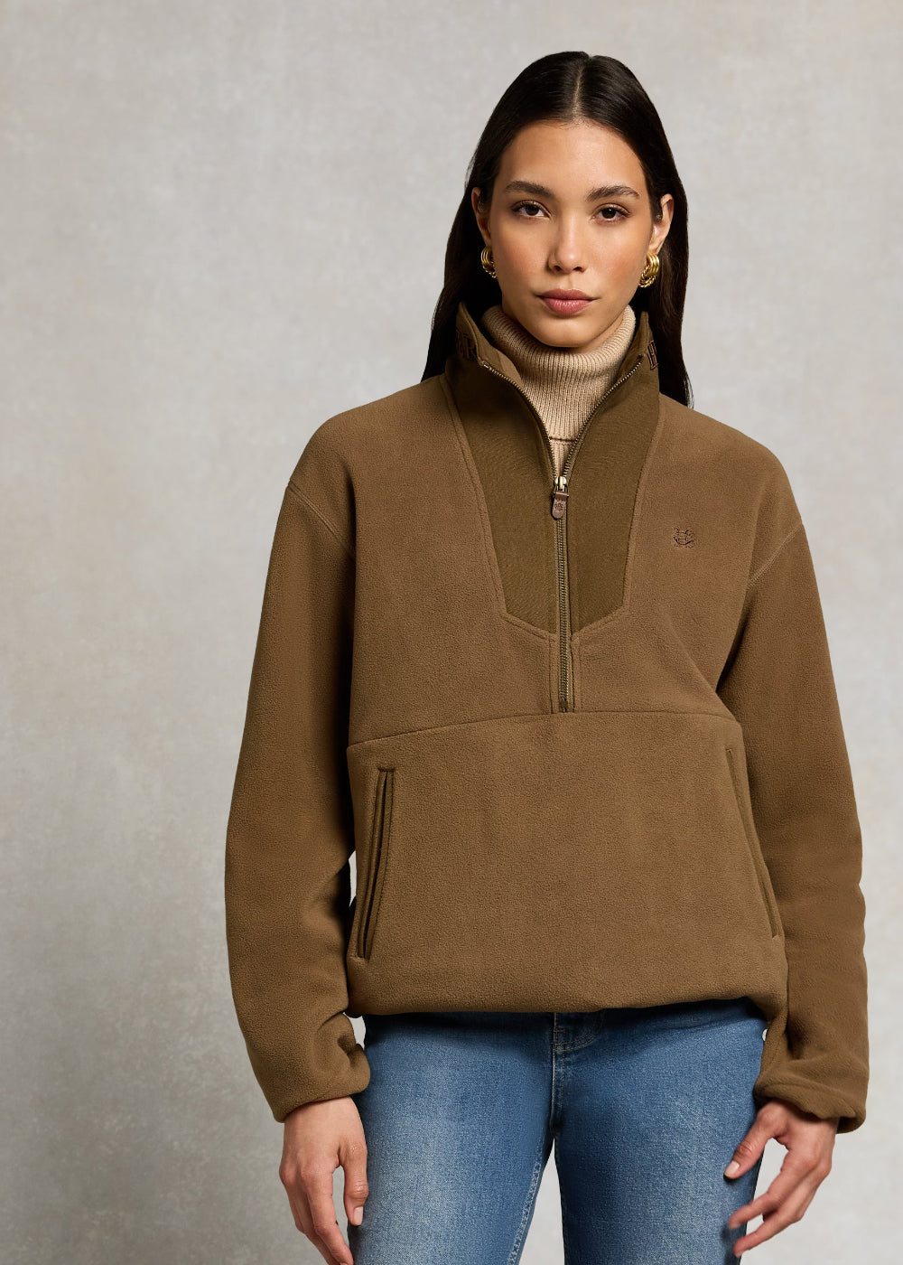 Relaxed Fit Country Quarter Zip