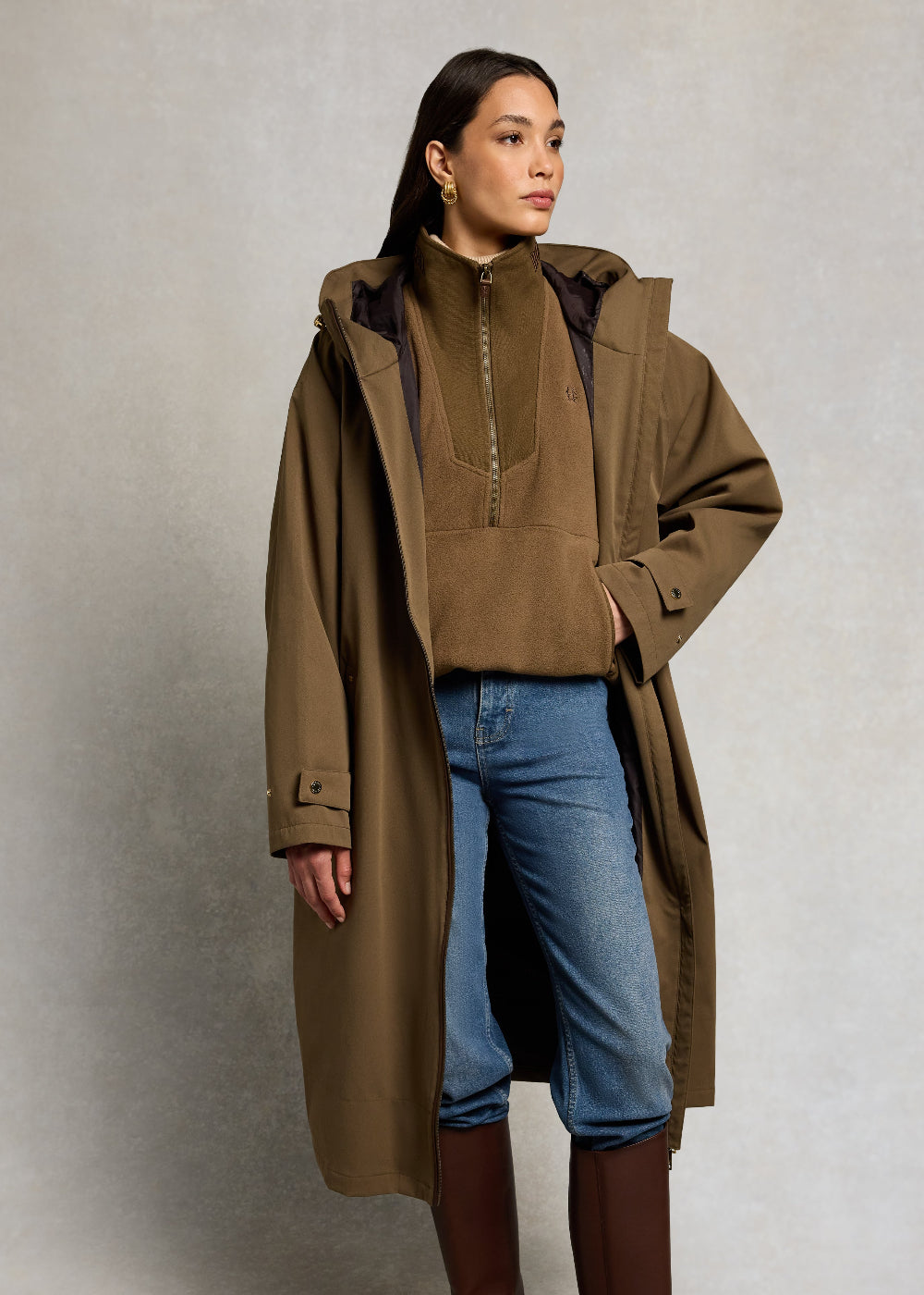 Relaxed Fit Country Quarter Zip