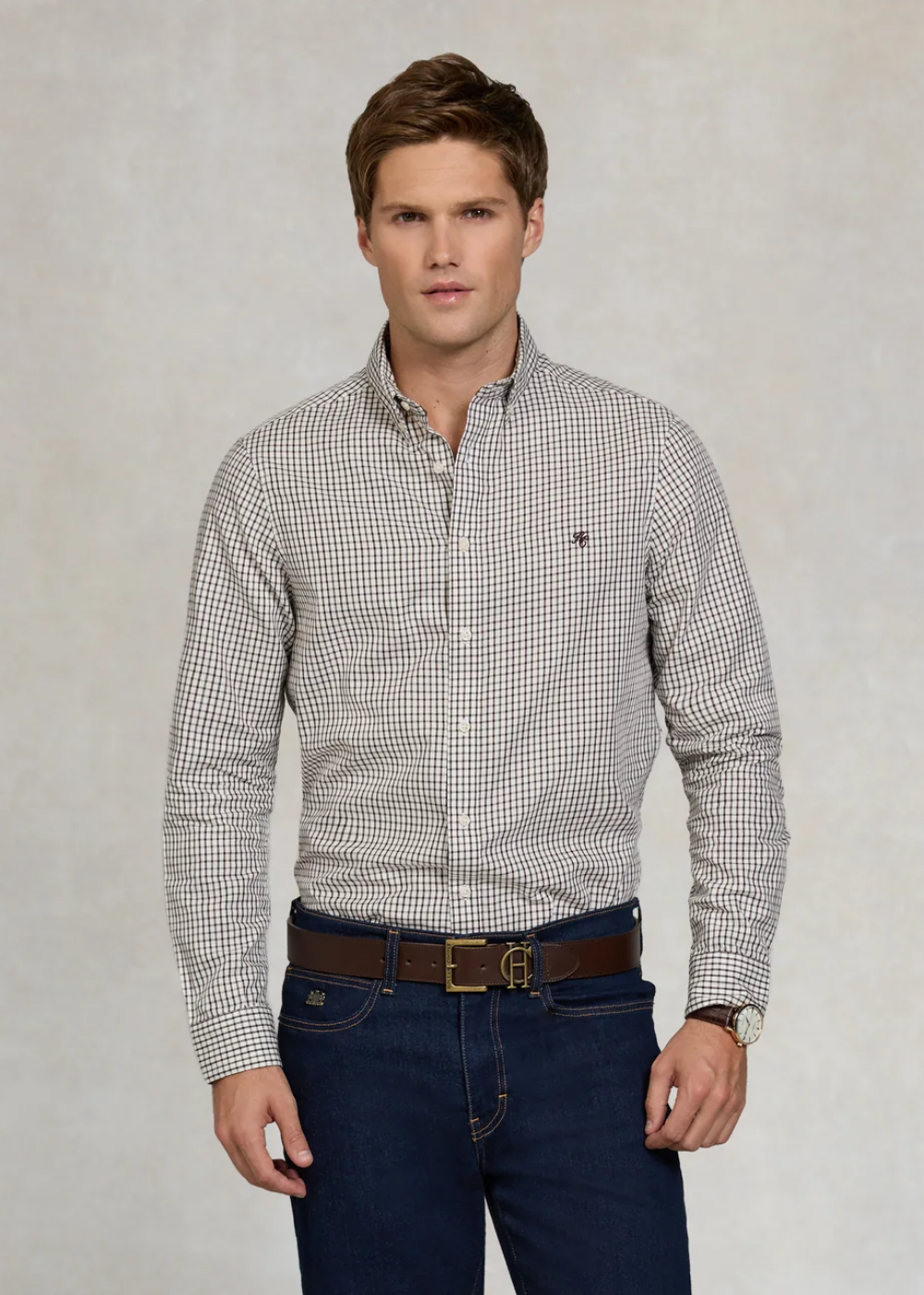 Classic Woven Button Down Shirt
