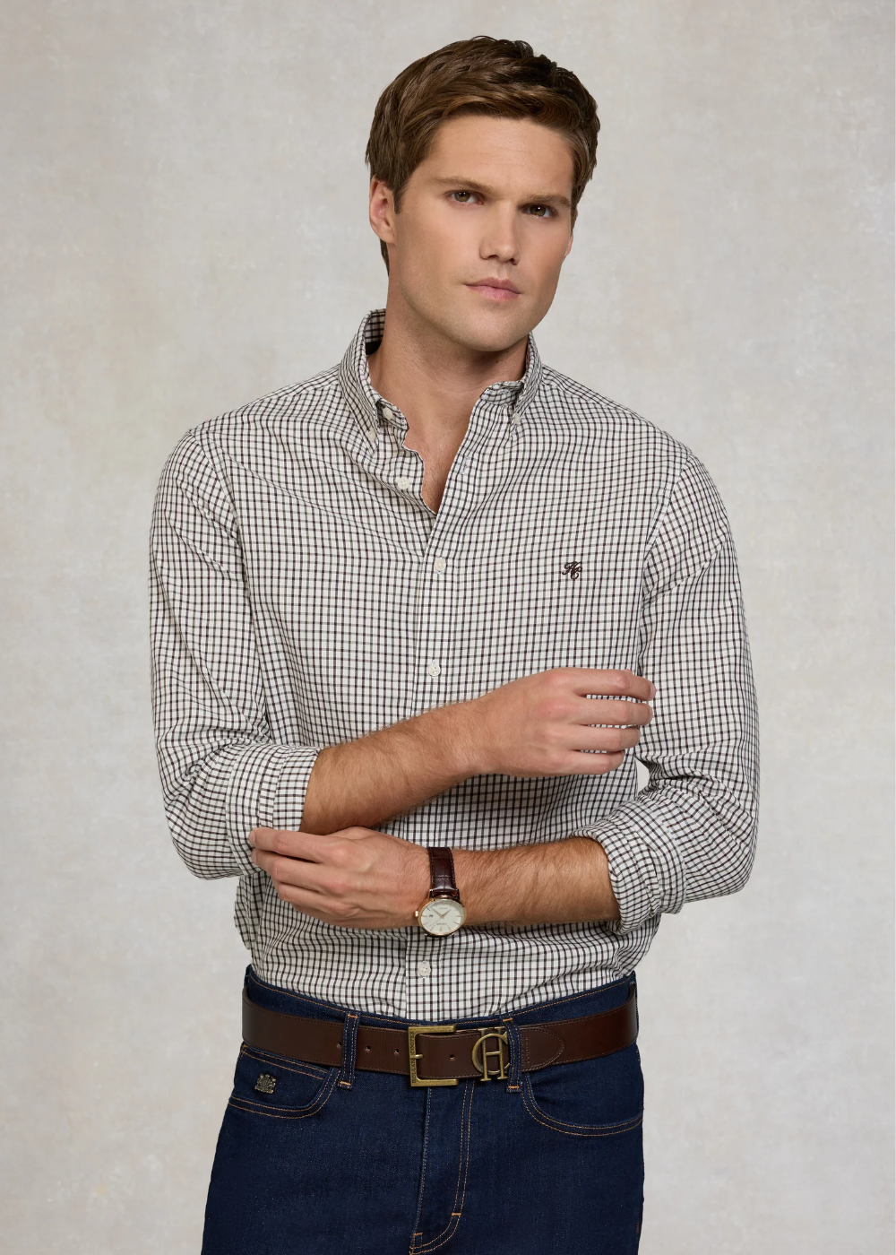 Classic Woven Button Down Shirt