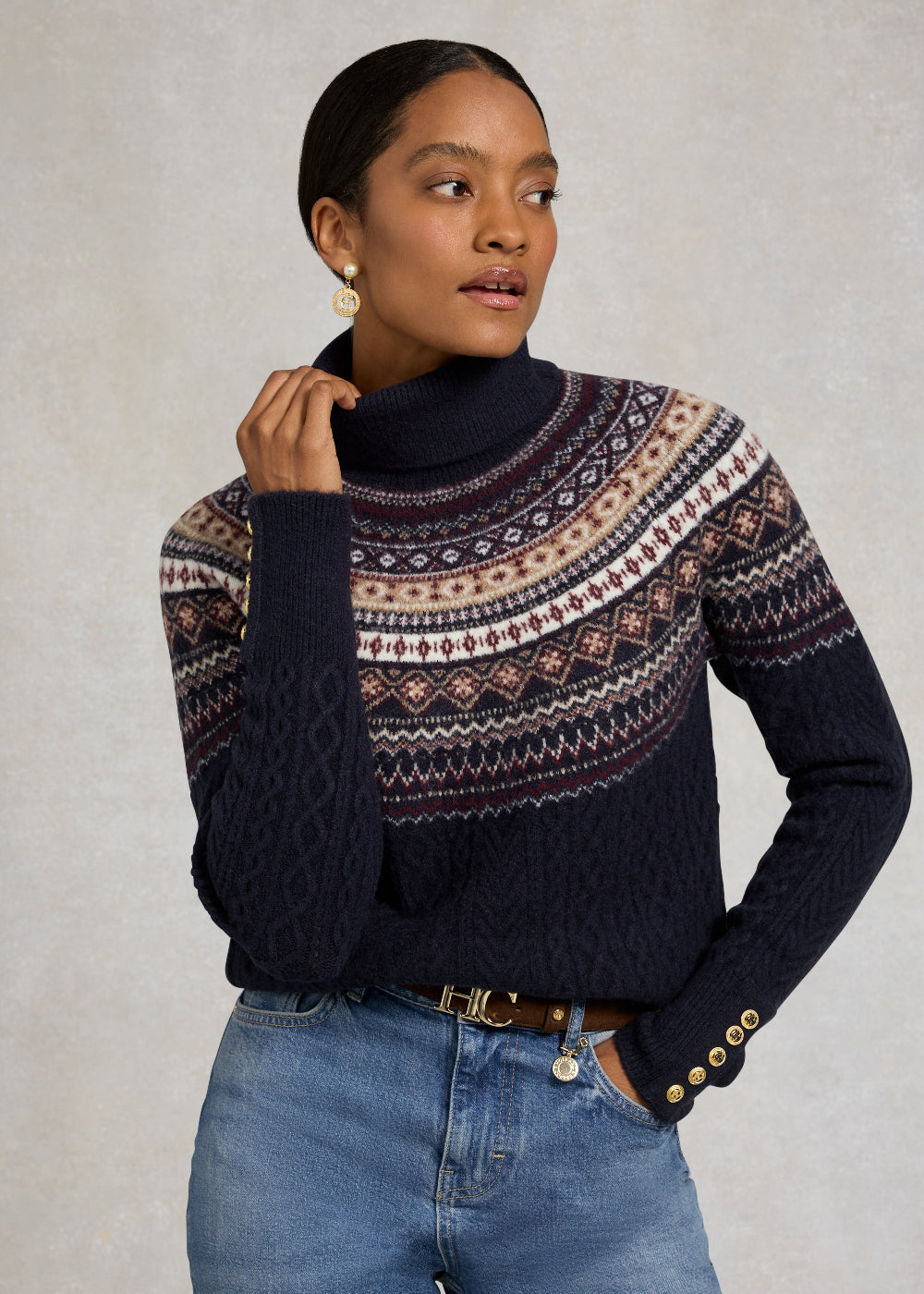 Rebecca Roll Neck Knit