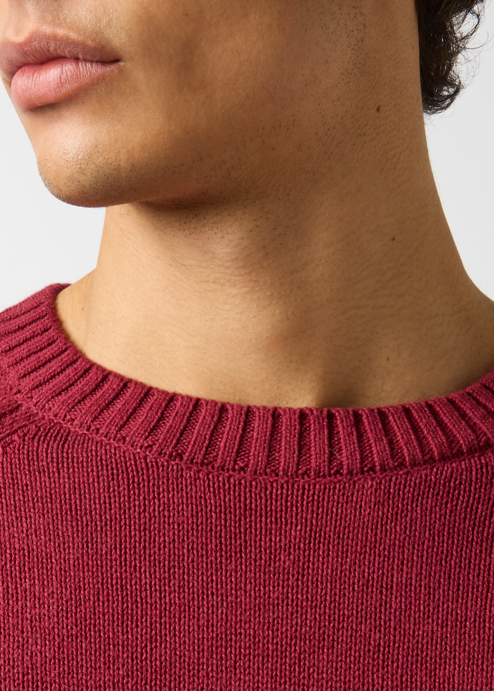 Intarsia Car Crew Neck